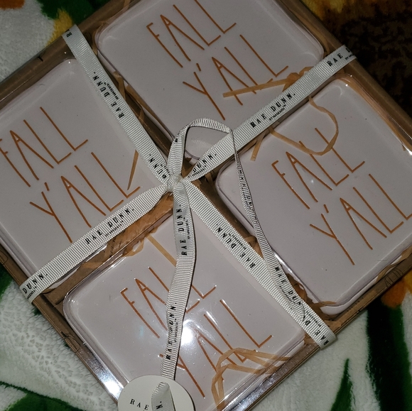 Rae dunn FALL Y'ALL coasters - Picture 2 of 2